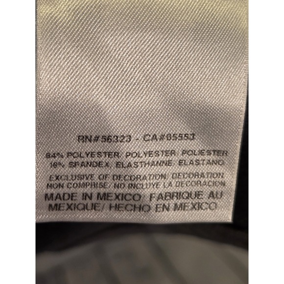 Nike Pro Combat Dri-Fit Tank Top Fitted V Neck Womens Size X Large Gray - Picture 5 of 8